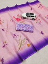 MG 344 Plain Linen Printed Daily Wear Non Catalog Saree
